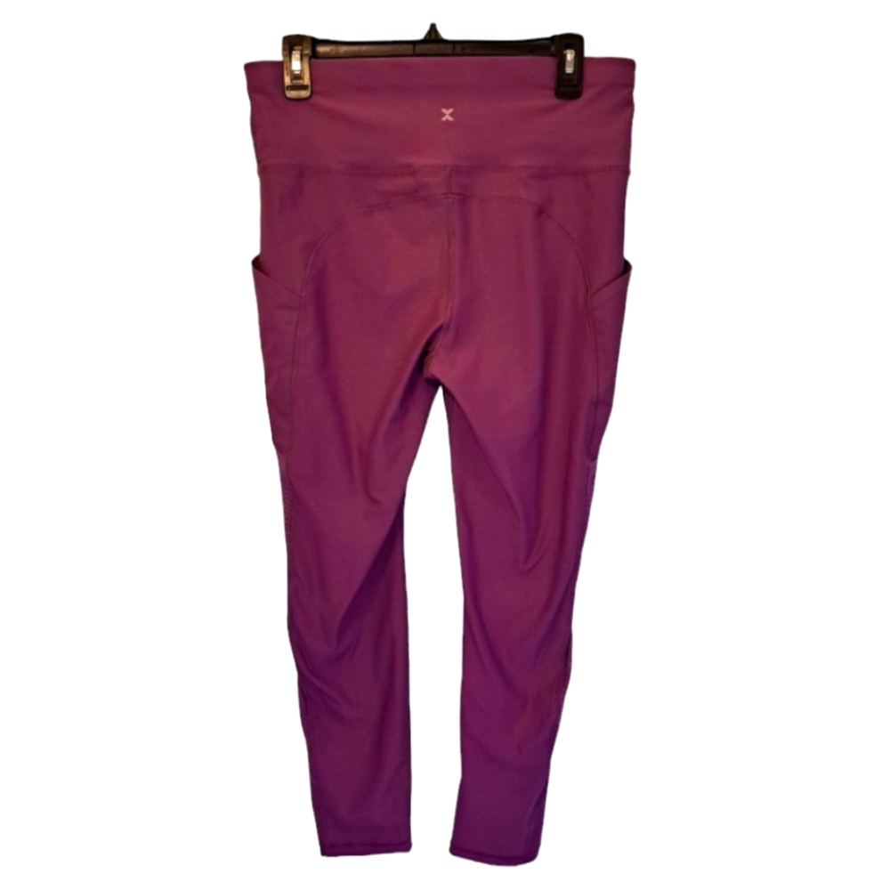 Xersion Purple 7/8 Ankle Leggings Size Large - Picture 2 of 8